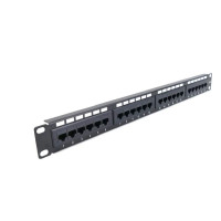 Купити Патч-панель Hypernet 24 порти UTP 1U кат. 6е PP-KUTP6-24-NM. Системи безпеки для дому та офісу. Магазин RG-Group. Системи відеонагляду та охоронні сигналізації. Продаж та послуги встановлення