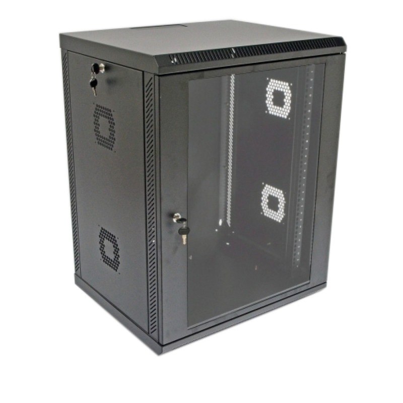 Купити Шафа серверна CMS 15U 600 х 500 х 773 UA-MGSWA155B для мережевого обладнання. Системи безпеки для дому та офісу. Магазин RG-Group. Системи відеонагляду та охоронні сигналізації. Продаж та послуги встановлення