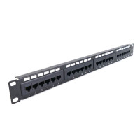 Купити Патч-панель Hypernet 24 порти UTP кат. 5Е 19" PP-KUTP24-NM-CM з організатором кабелю. Системи безпеки для дому та офісу. Магазин RG-Group. Системи відеонагляду та охоронні сигналізації. Продаж та послуги встановлення