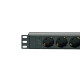 Купити Мережевий фільтр Kingda KD-GER(16)N1009WKPB19A-C14 9 розеток 19". Системи безпеки для дому та офісу. Магазин RG-Group. Системи відеонагляду та охоронні сигналізації. Продаж та послуги встановлення