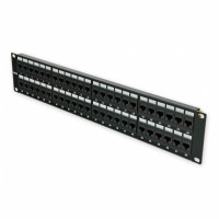 Купити Патч-панель CMS 19" 48xRJ-45 UTP, кат. 6, 2U. Системи безпеки для дому та офісу. Магазин RG-Group. Системи відеонагляду та охоронні сигналізації. Продаж та послуги встановлення
