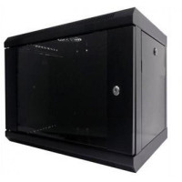 Купити Шафа серверний Hypernet 9U 600 x 450 WMNC-9U-FLAT-BLACK для мережевого обладнання. Системи безпеки для дому та офісу. Магазин RG-Group. Системи відеонагляду та охоронні сигналізації. Продаж та послуги встановлення