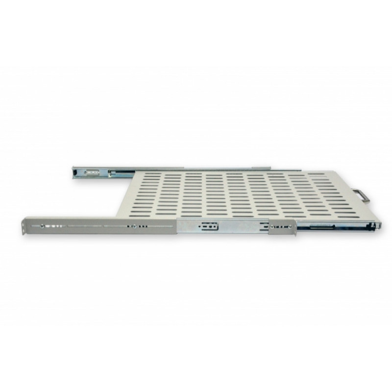 Полиця висувна 19" CMS UA-SHSL-600G 1U 600 мм, сіра
