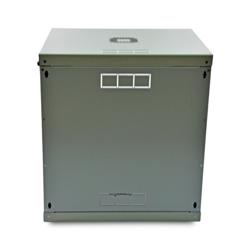 Шафа серверна SteelNet 12U 600 x 450 для мережевого обладнання (скло, сірий)