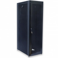 Купити Шафа серверна CMS 45U 610 х 1055 UA-MGSE45610MPB посилена з перфорованими дверима для мережевого обладнання. Системи безпеки для дому та офісу. Магазин RG-Group. Системи відеонагляду та охоронні сигналізації. Продаж та послуги встановлення