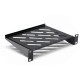 Купити Полиця консольна CMS UA-SHC160b 10" 1U 160 мм чорна. Системи безпеки для дому та офісу. Магазин RG-Group. Системи відеонагляду та охоронні сигналізації. Продаж та послуги встановлення