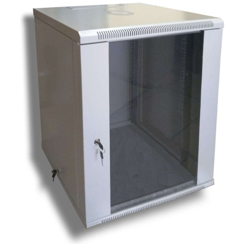 Купити Шафа серверна Hypernet 15U 600 x 600 WMNC66-15U-FLAT для мережевого обладнання. Системи безпеки для дому та офісу. Магазин RG-Group. Системи відеонагляду та охоронні сигналізації. Продаж та послуги встановлення