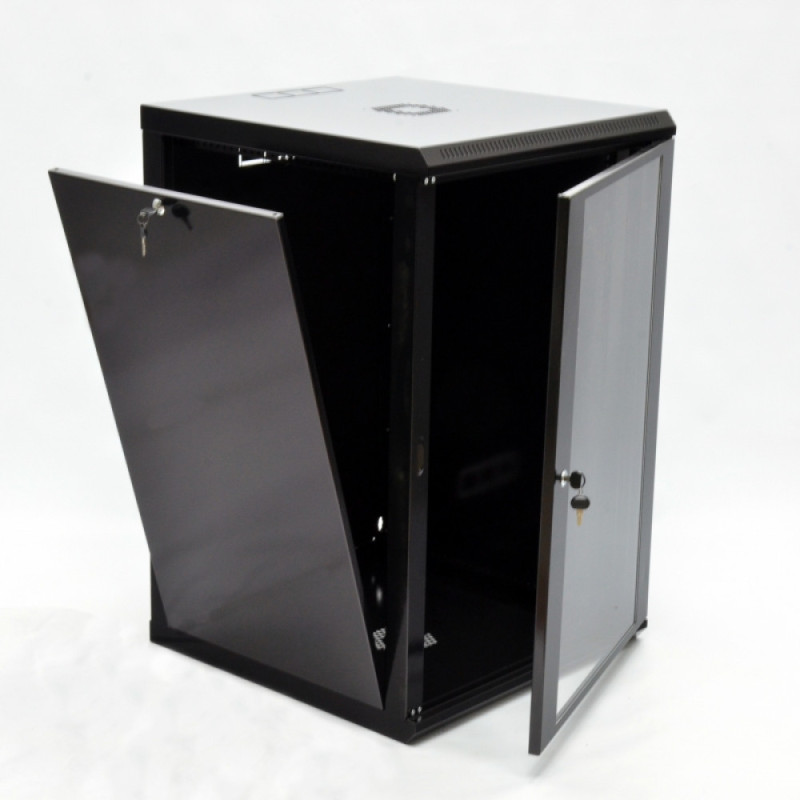 Шафа серверна CMS 18U 600 x 600 x 907 UA-MGSWL186B для мережевого обладнання