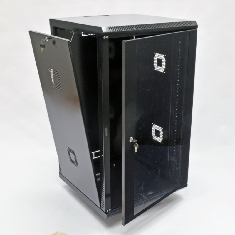 Шафа серверна CMS 21U 600 х 800 х 1040 UA-MGSWA218B для мережевого обладнання