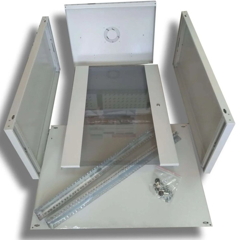 Шафа серверна Hypernet 18U 600 x 600 WMNC66-15U-FLAT для мережевого обладнання