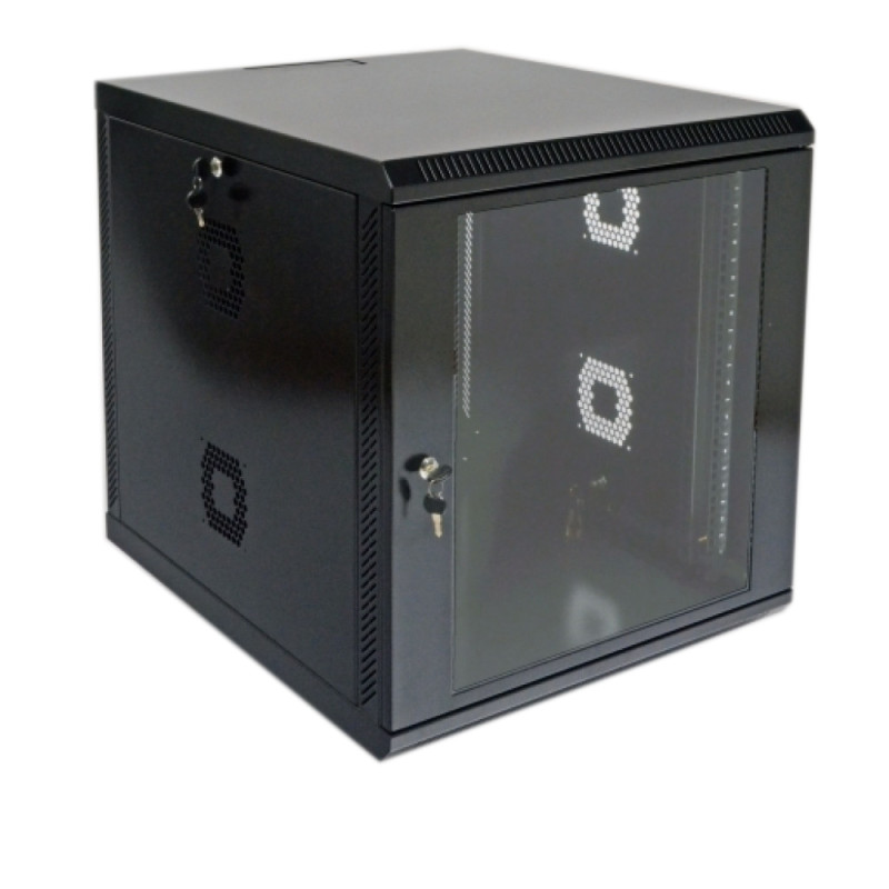 Купити Шафа серверна CMS 12U 600 х 700 х 640 UA-MGSWA127B для мережевого обладнання. Системи безпеки для дому та офісу. Магазин RG-Group. Системи відеонагляду та охоронні сигналізації. Продаж та послуги встановлення