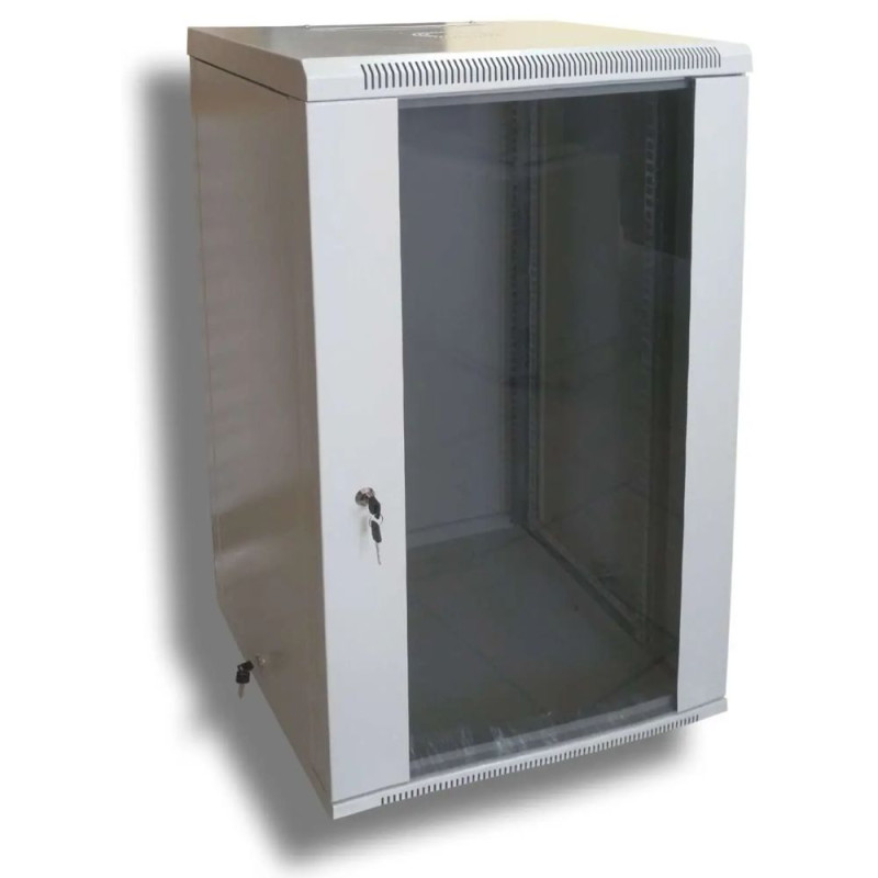 Купити Шафа серверна Hypernet 18U 600 x 600 WMNC66-15U-FLAT для мережевого обладнання. Системи безпеки для дому та офісу. Магазин RG-Group. Системи відеонагляду та охоронні сигналізації. Продаж та послуги встановлення