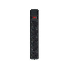 Мережевий фільтр Maxxter SPM5-G-6B, 1.8 м кабель, 5 розеток