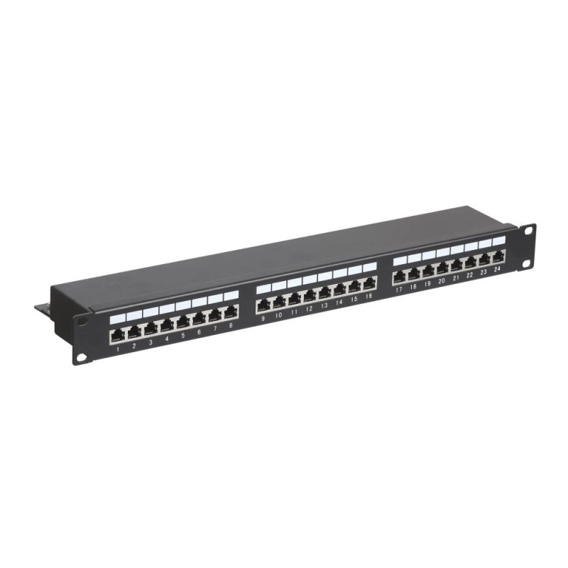 Купити Патч-панель Hypernet 24 порти FTP 1U кат. 5е 19" PP-KFSTP24. Системи безпеки для дому та офісу. Магазин RG-Group. Системи відеонагляду та охоронні сигналізації. Продаж та послуги встановлення