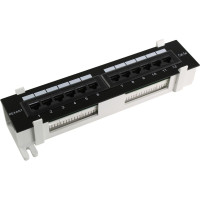 Купити Патч-панель настінна CMS 12xRJ-45 UTP, кат. 6, в пластиковому корпусі. Системи безпеки для дому та офісу. Магазин RG-Group. Системи відеонагляду та охоронні сигналізації. Продаж та послуги встановлення