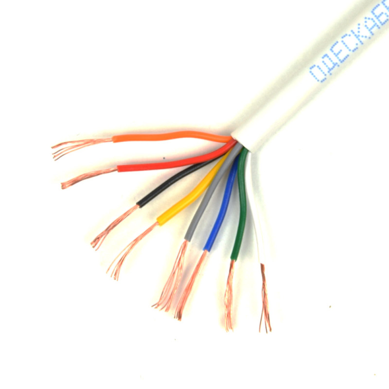 Купити Кабель Одескабель Alarm Cable 8*0.22 М без екрану. Системи безпеки для дому та офісу. Магазин RG-Group. Системи відеонагляду та охоронні сигналізації. Продаж та послуги встановлення