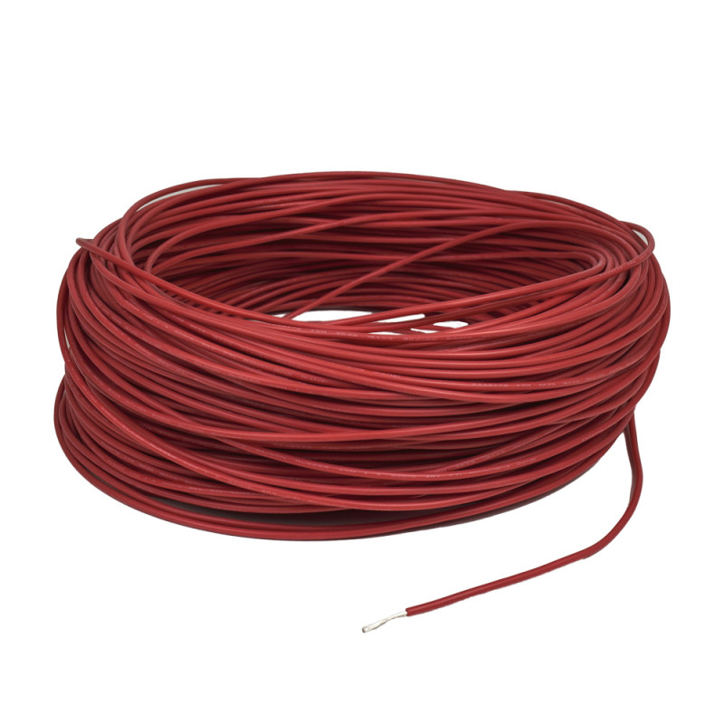Купити Силіконовий провід 18 AWG червоний (1 метр). Системи безпеки для дому та офісу. Магазин RG-Group. Системи відеонагляду та охоронні сигналізації. Продаж та послуги встановлення