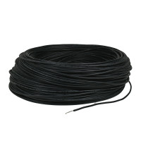 Купити Силіконовий провід 18 AWG чорний (1 метр). Системи безпеки для дому та офісу. Магазин RG-Group. Системи відеонагляду та охоронні сигналізації. Продаж та послуги встановлення
