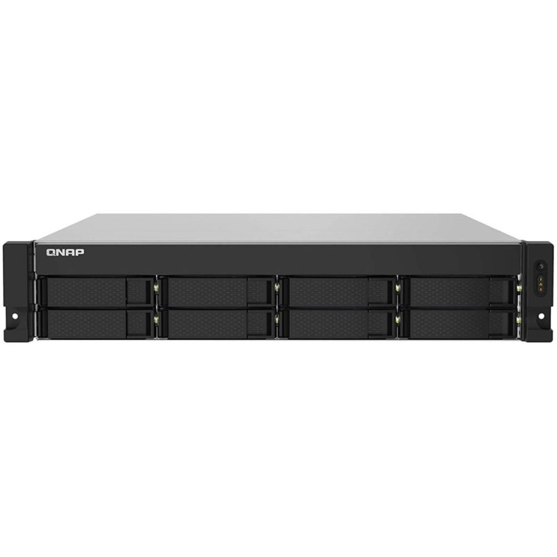 Купити Система зберігання даних QNAP TS-832PXU-RP-4G з 8 відсіками для дисків, 4GB RAM, стійкове виконання 2U. Системи безпеки для дому та офісу. Магазин RG-Group. Системи відеонагляду та охоронні сигналізації. Продаж та послуги встановлення