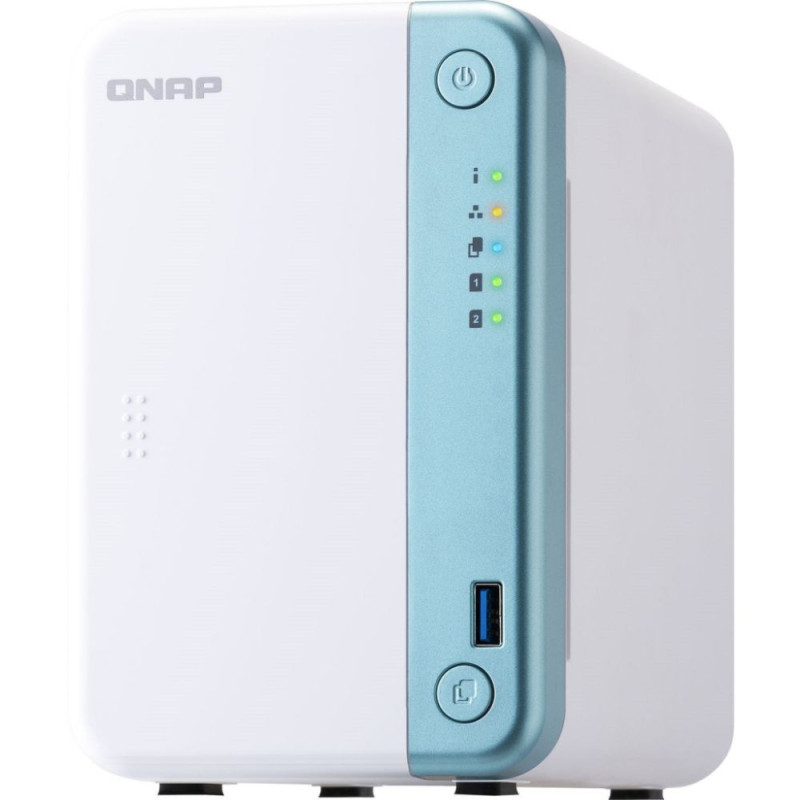 Купити Система зберігання даних QNAP TS-251D-4G з 2 відсіками для дисків, 4GB RAM, настільне виконання. Системи безпеки для дому та офісу. Магазин RG-Group. Системи відеонагляду та охоронні сигналізації. Продаж та послуги встановлення