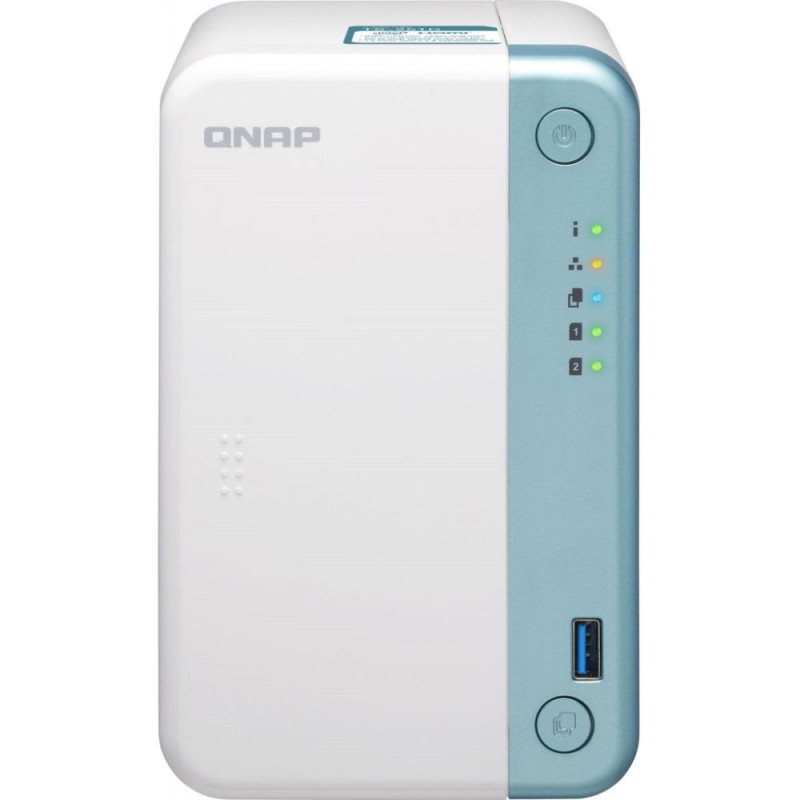 Система зберігання даних QNAP TS-251D-4G з 2 відсіками для дисків, 4GB RAM, настільне виконання