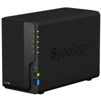 Купити Система зберігання даних SYNOLOGY DS220+ з 2 відсіками для дисків, 2GB RAM, настільне виконання. Системи безпеки для дому та офісу. Магазин RG-Group. Системи відеонагляду та охоронні сигналізації. Продаж та послуги встановлення