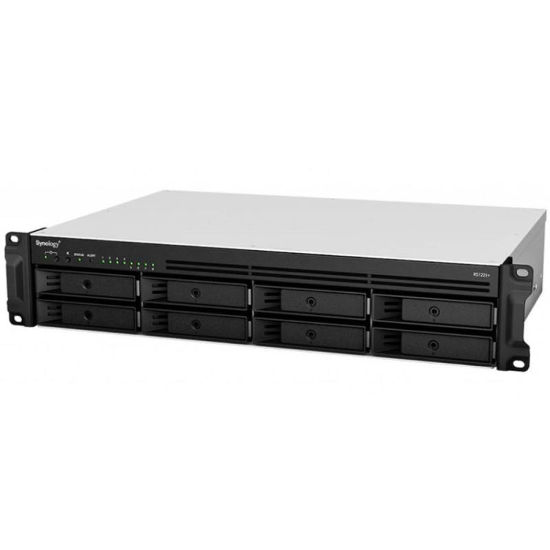 Купити Система зберігання даних SYNOLOGY RS1221RP+ з 8 відсіками для дисків, 4GB RAM, стійкове виконання 2U. Системи безпеки для дому та офісу. Магазин RG-Group. Системи відеонагляду та охоронні сигналізації. Продаж та послуги встановлення
