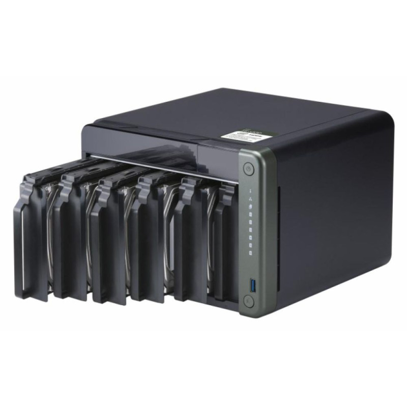 Система зберігання даних QNAP TS-653D-8G з 6 відсіками для дисків, 8GB RAM, настільне виконання