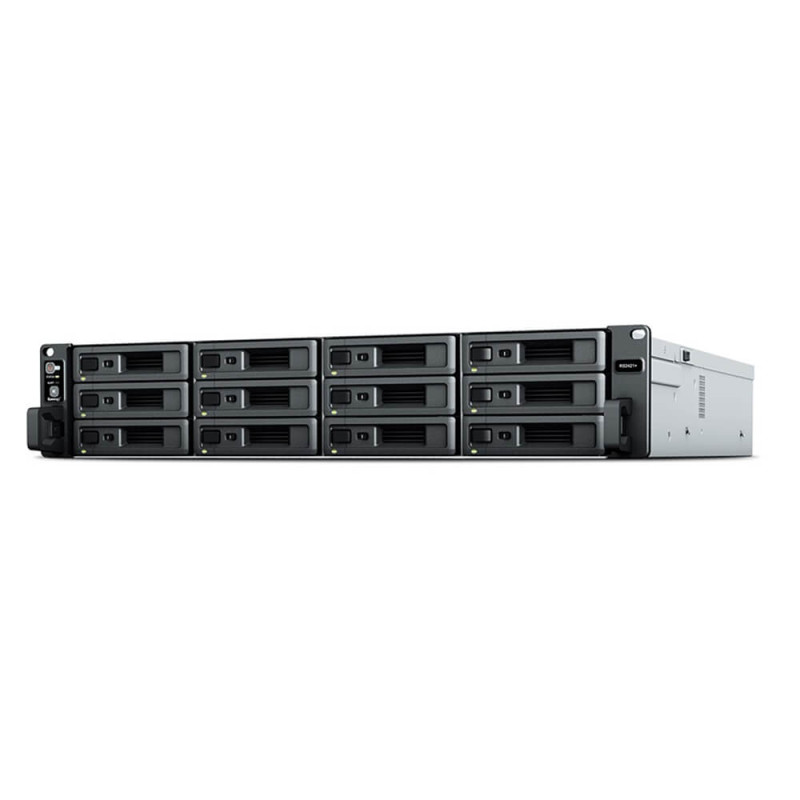 Купити Система зберігання даних SYNOLOGY RS2421+ з 12 відсіками для дисків, 4GB RAM, стійкове виконання 2U. Системи безпеки для дому та офісу. Магазин RG-Group. Системи відеонагляду та охоронні сигналізації. Продаж та послуги встановлення