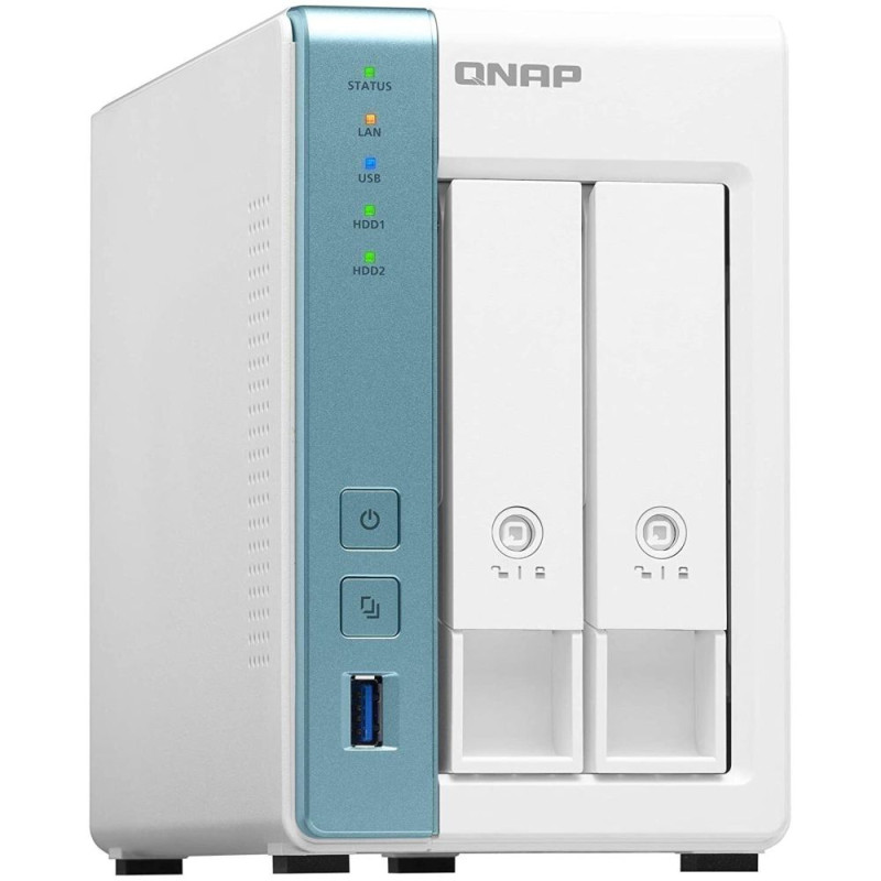 Система зберігання даних QNAP TS-231P3-4G з 2 відсіками для дисків, 4GB RAM, настільне виконання