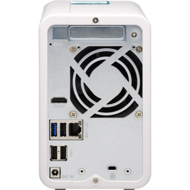 Система зберігання даних QNAP TS-251D-2G з 2 відсіками для дисків, 2GB RAM, настільне виконання