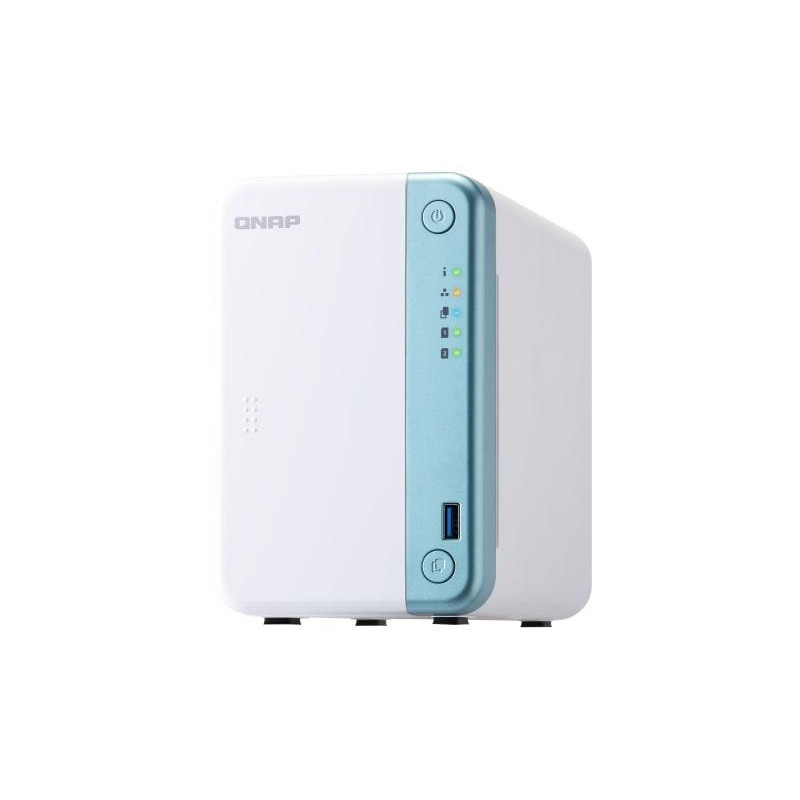 Купити Система зберігання даних QNAP TS-251D-2G з 2 відсіками для дисків, 2GB RAM, настільне виконання. Системи безпеки для дому та офісу. Магазин RG-Group. Системи відеонагляду та охоронні сигналізації. Продаж та послуги встановлення