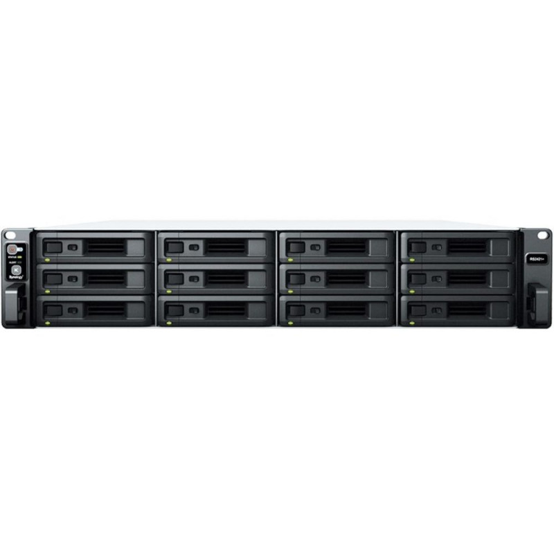 Система зберігання даних SYNOLOGY RS2421RP+ з 12 відсіками для дисків, 4GB RAM, стійкове виконання 2U