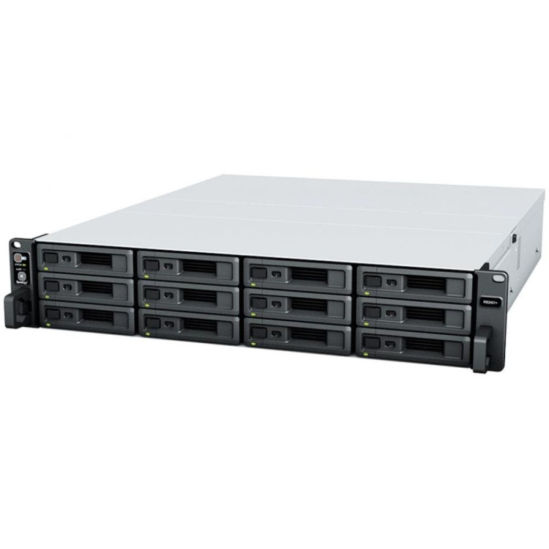 Купити Система зберігання даних SYNOLOGY RS2421RP+ з 12 відсіками для дисків, 4GB RAM, стійкове виконання 2U. Системи безпеки для дому та офісу. Магазин RG-Group. Системи відеонагляду та охоронні сигналізації. Продаж та послуги встановлення