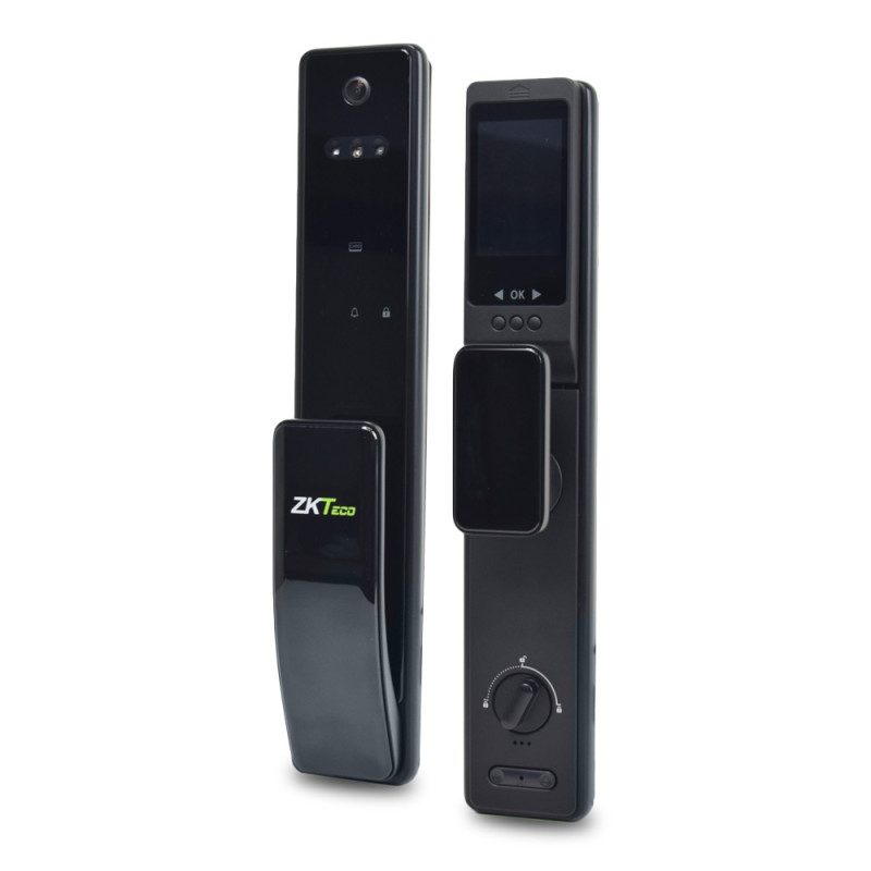 Купити Smart замок ZKTeco HBL400 з Wi-Fi, скануванням обличчя, відбитка пальця, карт Mifare, паролей, робота з мобільним додатком. Системи безпеки для дому та офісу. Магазин RG-Group. Системи відеонагляду та охоронні сигналізації. Продаж та послуги встановлення