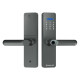 Купити Розумний дверний біометричний замок SEVEN LOCK SL-7740BF grey (врізна частина 5050). Системи безпеки для дому та офісу. Магазин RG-Group. Системи відеонагляду та охоронні сигналізації. Продаж та послуги встановлення