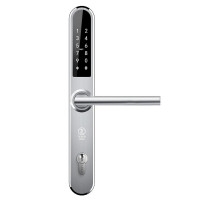 Купити Розумний дверний біометричний замок SEVEN LOCK SL-7761BF silver (без врізної частини). Системи безпеки для дому та офісу. Магазин RG-Group. Системи відеонагляду та охоронні сигналізації. Продаж та послуги встановлення