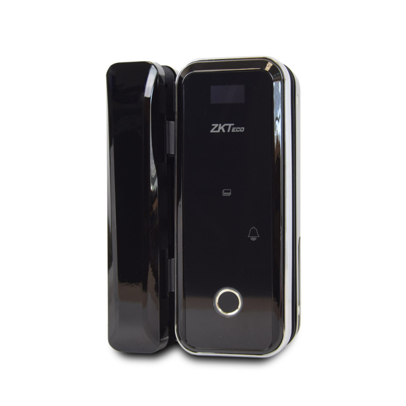 Купити Smart замок ZKTeco GL300 right для скляних дверей зі сканером відбитку пальця і зчитувачем Mifare. Системи безпеки для дому та офісу. Магазин RG-Group. Системи відеонагляду та охоронні сигналізації. Продаж та послуги встановлення