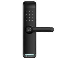 Розумний дверний біометричний замок SEVEN LOCK SL-7767BF black (без врізної частини)