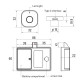 Купити Smart замок ESF16-2Square зі сканером відбитка пальця. Системи безпеки для дому та офісу. Магазин RG-Group. Системи відеонагляду та охоронні сигналізації. Продаж та послуги встановлення