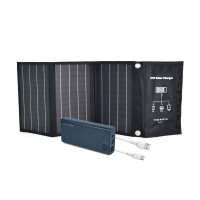 Купити Комплект: сонячна панель 21W Solar Charge, повербанк FEB-292B 20 Вт + 22.5 Вт, кабель REMAX RC-068W. Системи безпеки для дому та офісу. Магазин RG-Group. Системи відеонагляду та охоронні сигналізації. Продаж та послуги встановлення