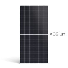 Сонячна панель JA Solar JAM72D40-600/LB (палета 36 шт)
