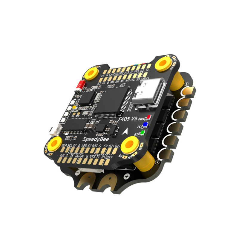 Купити Політний стек SpeedyBee F405 V3 Flight Controller 50A 3-6s BLHeli_S 4-in-1 ESC 30x30. Системи безпеки для дому та офісу. Магазин RG-Group. Системи відеонагляду та охоронні сигналізації. Продаж та послуги встановлення