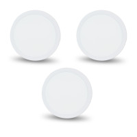 Купити Комплект із 3-х світильників світлодіодних LIGHTWELL LW-R-SFR-12 12 W коло, накладний. Системи безпеки для дому та офісу. Магазин RG-Group. Системи відеонагляду та охоронні сигналізації. Продаж та послуги встановлення