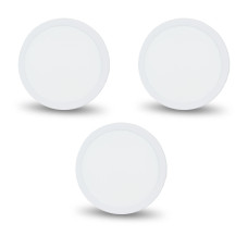 Купити Комплект із 3-х світильників світлодіодних LIGHTWELL LW-R-SFR-12 12 W коло, накладний. Системи безпеки для дому та офісу. Магазин RG-Group. Системи відеонагляду та охоронні сигналізації. Продаж та послуги встановлення