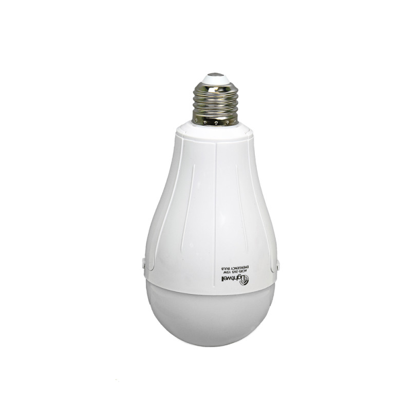 Купити Лампа LED акумуляторна 15Вт Lightwell Е27 LW-EMB-15W. Системи безпеки для дому та офісу. Магазин RG-Group. Системи відеонагляду та охоронні сигналізації. Продаж та послуги встановлення
