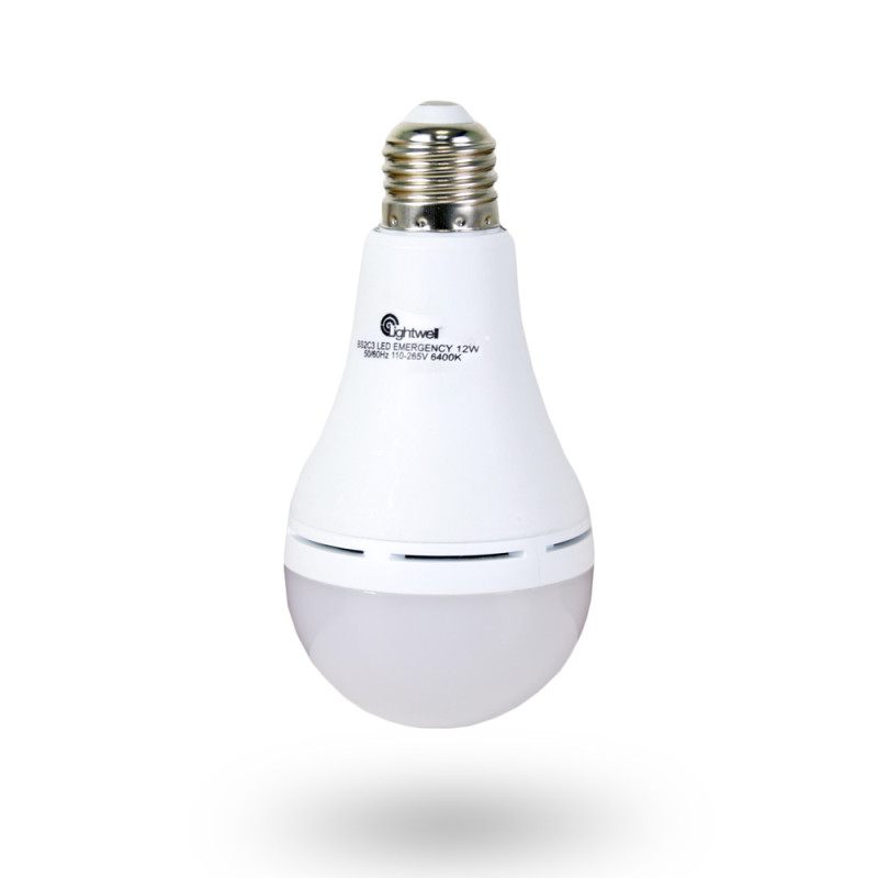 Купити Лампа LED Lightwell BS2C3 12 Вт Е27 з вбудованим акумулятором. Системи безпеки для дому та офісу. Магазин RG-Group. Системи відеонагляду та охоронні сигналізації. Продаж та послуги встановлення