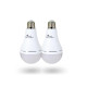 Купити Комплект із двох ламп LED Lightwell BS2C3 12 Вт Е27 з вбудованим акумулятором. Системи безпеки для дому та офісу. Магазин RG-Group. Системи відеонагляду та охоронні сигналізації. Продаж та послуги встановлення