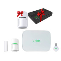 Купити Комплект бездротової охоронної сигналізації U-Prox MPX G KF kit White + в подарунок VIA Energy Mini UPS для Wi-Fi роутера і додатковий датчик руху U-Prox PIR. Системи безпеки для дому та офісу. Магазин RG-Group. Системи відеонагляду та охоронні сигналізації. Продаж та послуги встановлення