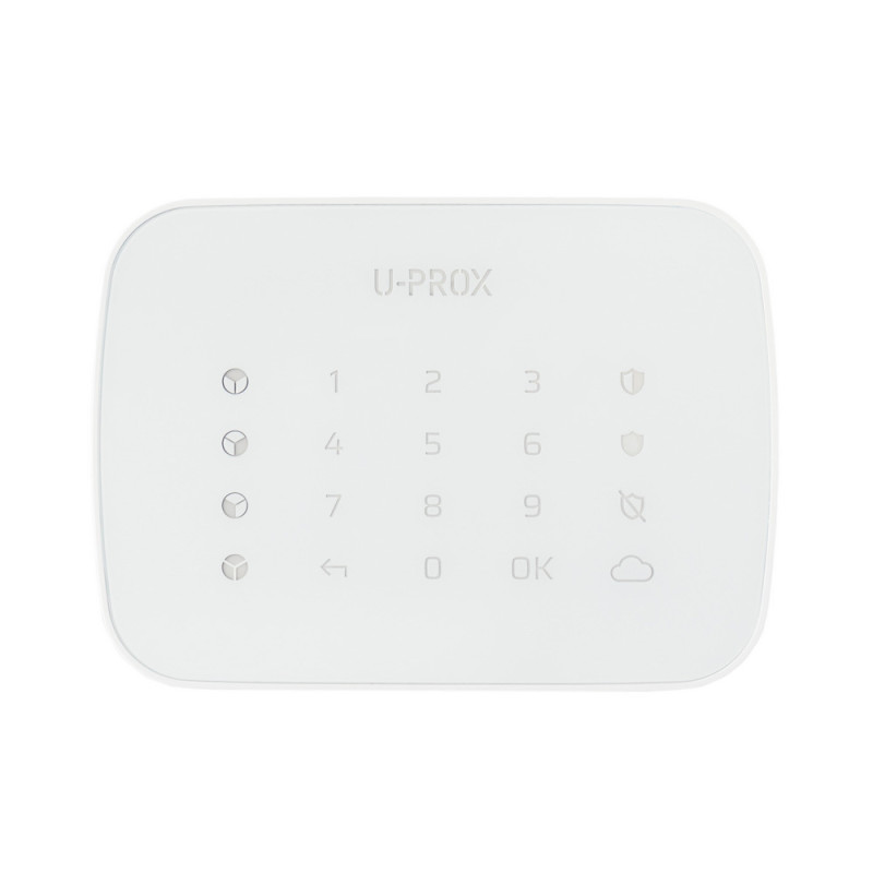 Купити Бездротова сенсорна клавіатура U-Prox Keypad G4 для чотирьох груп. Системи безпеки для дому та офісу. Магазин RG-Group. Системи відеонагляду та охоронні сигналізації. Продаж та послуги встановлення